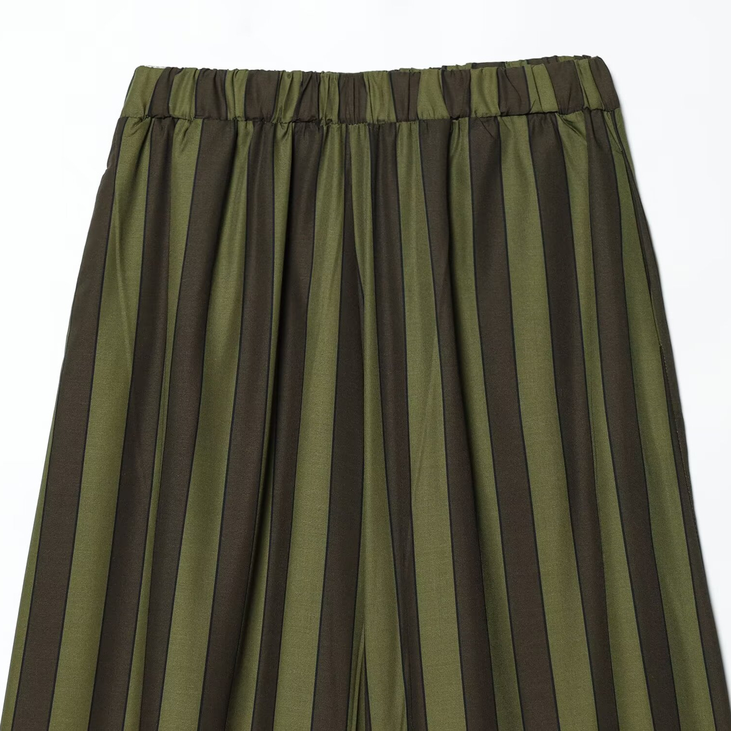Striped Sleeveless Top & Pants Set, Women's Asymmetrical Crop Top With Matching High-Waisted Trousers, Two-Piece Outfit_ecoleips.com