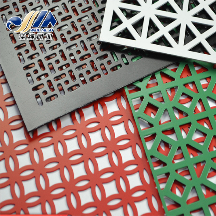 幕墙外墙装饰铝板门头冲孔铝单板汽车4S店门店冲孔网304金属网