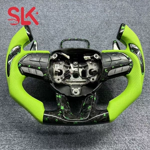 Suitable for Dodge Challenger carbon fiber steering wheel modification dodge car steering wheel modification cross-border supply