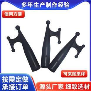 黑色尼龙船镐船钩双头带钩救生艇钩水上船用游艇船用配件船用挂钩-阿里巴巴