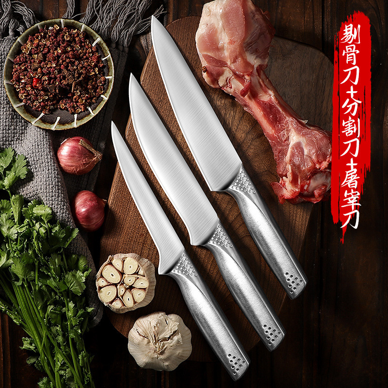 Cuchillo de corte de hueso de acero inoxidable cuchillo de corte de cerdo cuchillo de corte ultra afilado cuchillo de corte de carne de carne de vaca y oveja