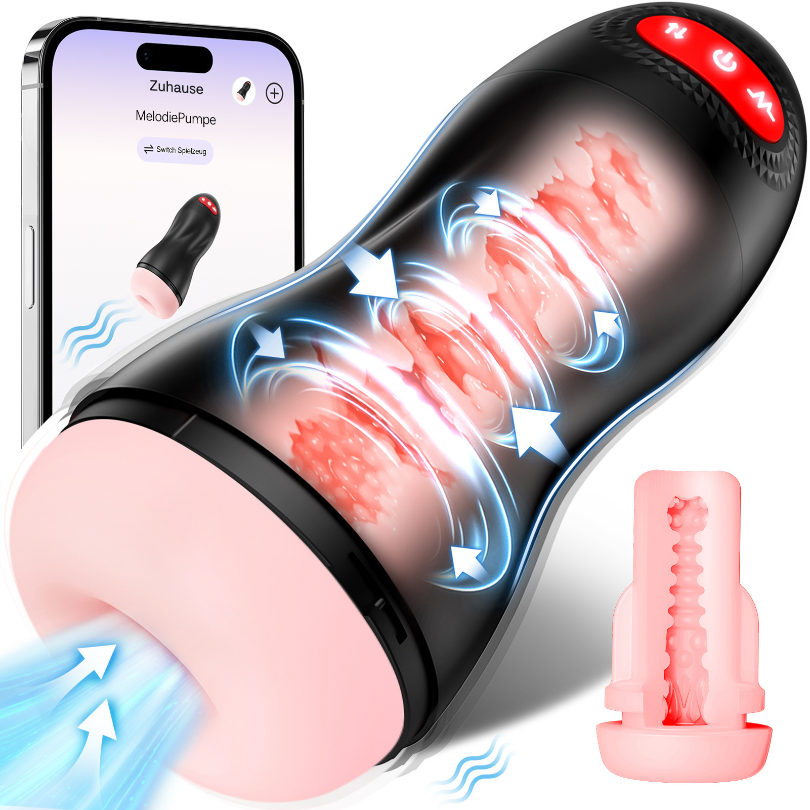 Automatic telescopic electric men's airplane