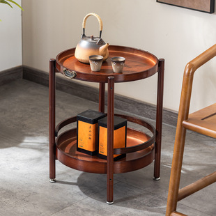 B&B Hotel Sofa Side Table Mahjong Machine Side Tea Rack Playing Cards Coffee Table Corner Table Side Cabinet Round Tea Table