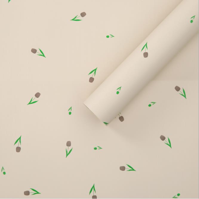 Flores de nuevo producto de papel de embalaje floral de dos colores florista paquete de flores de papel de embalaje de regalos materiales de embalaje