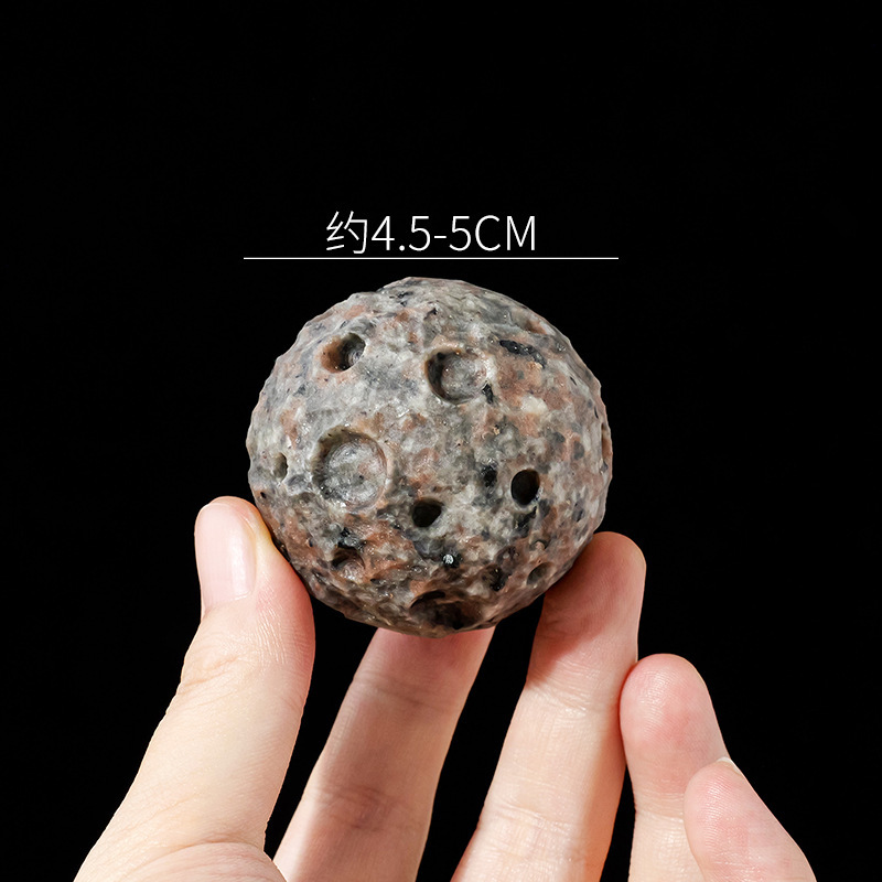 天然水晶炎石月装飾品クリスタル原石月モデル彫刻ホームオフィス装飾装飾品|undefined