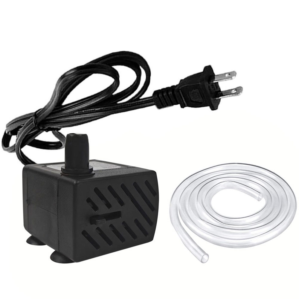 3W~60W美规极性插配水管迷你水泵亚马逊热销泵110~220V/60HZ现货