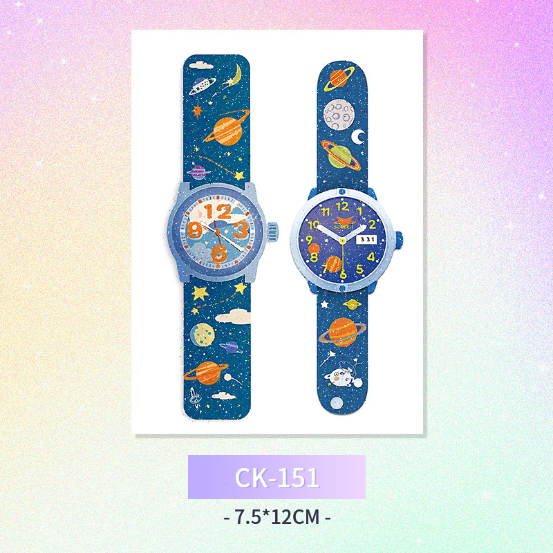 Glitter mariposa cara pegatinas tatuaje pegatinas hadas lavable impermeable de larga duración lindo unicornio ciervo Luna Estrella Planeta