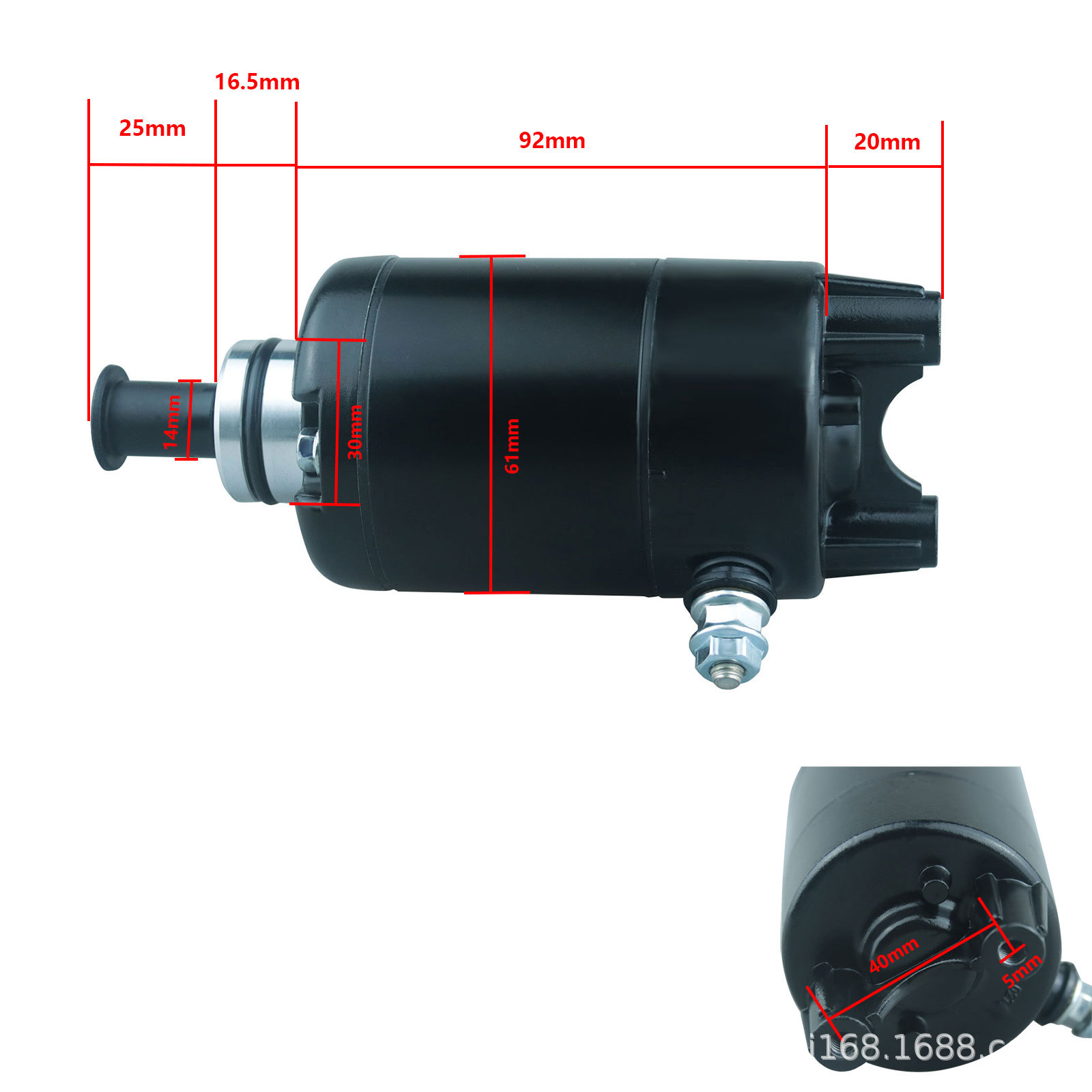 Motorcycle Accessories Starter Motor Suitable for Bajaj Pulsar150/180