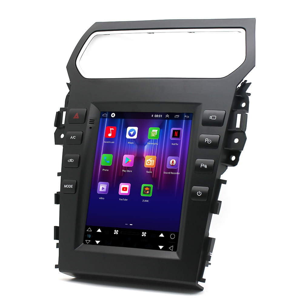 Navegación del coche conveniente para 11-19 navegación vertical de la pantalla del GPS del navegador del coche del explorador de Ford