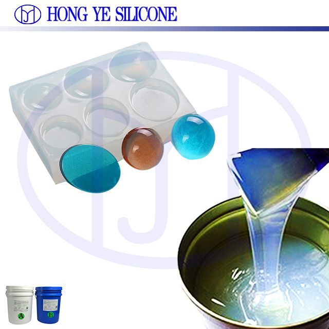 高硬度模具硅胶 10:1透明水晶钻液体模具硅胶