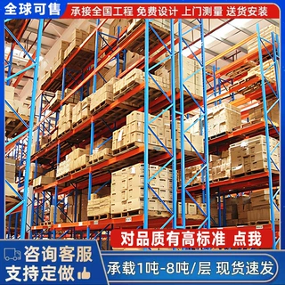 重型货架重型横梁式货架仓储货架多层承重托盘货架仓库工业货架