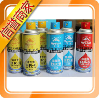 吴江宏达H-6型水洗型着色渗透探伤剂 HP-6 HD-6 HR-6