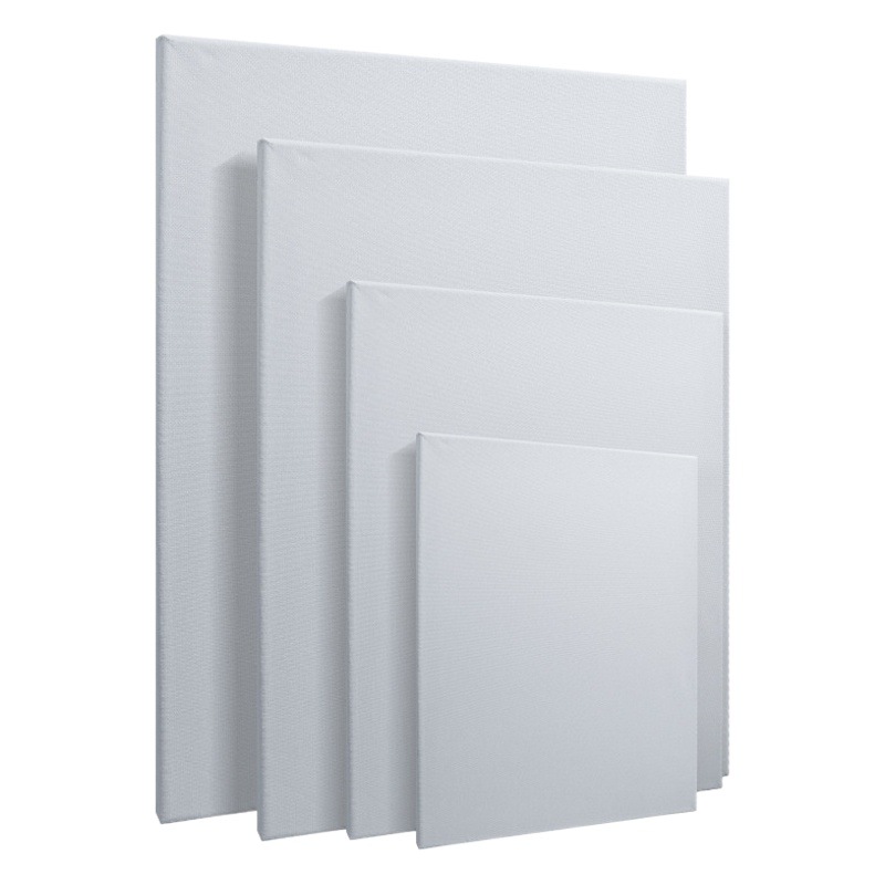 Oil painting frame oil canvas linen cotton oil canvas board acrylic pigment white cloth frame oil painting tool with cloth board wholesale