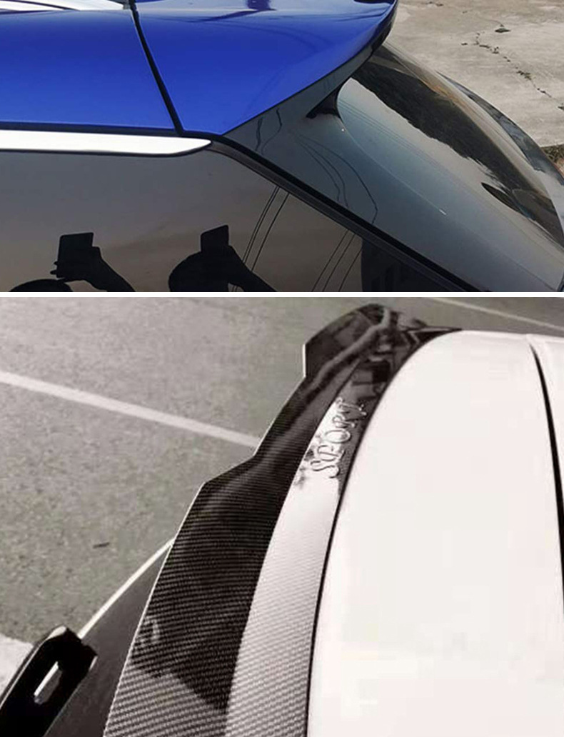 Car Personalized Modification Parts, Universal Suv Hatchback Rear Wing, Adhesive-Type Punch-Free Trunk Spoiler Rear Wing