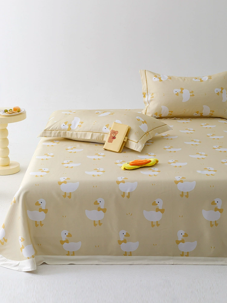 Mat, summer set, silk sheet for home use, 3 piece set, washable