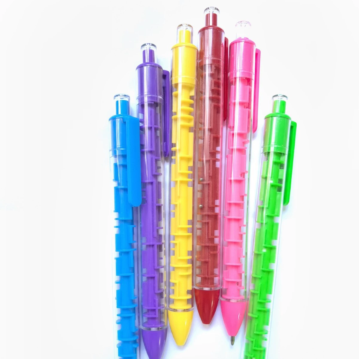 Многофункциональная пластиковая ручка-лабиринт, детская обучающая игра, ручка-лабиринт, рекламная ручка для продвижения