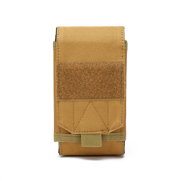 Zhongyi Outdoor Tactical Military Enthusiast Double-Layer Phone Bag Power Bank Phone Coin and Miscellaneous Items Storage Bag for Construction Sites