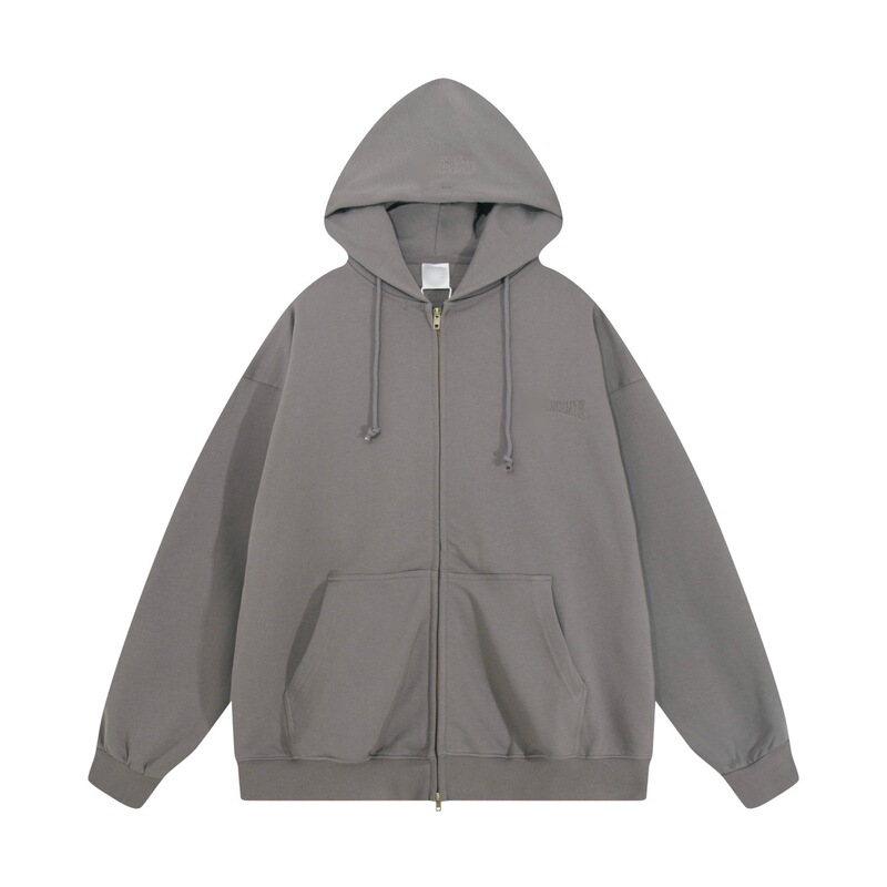 Cross-Border High-Quality New Vetements New Autumn and Winter Loose-Fitting Hooded Zip-Up Sweatshirt Jacket in Stock for Dropshipping Cross-Border High-Quality New Vetements New Autumn and Winter Loose-Fitting Hooded Zip-Up Sweatshirt Jacket in Stock for Dropshipping