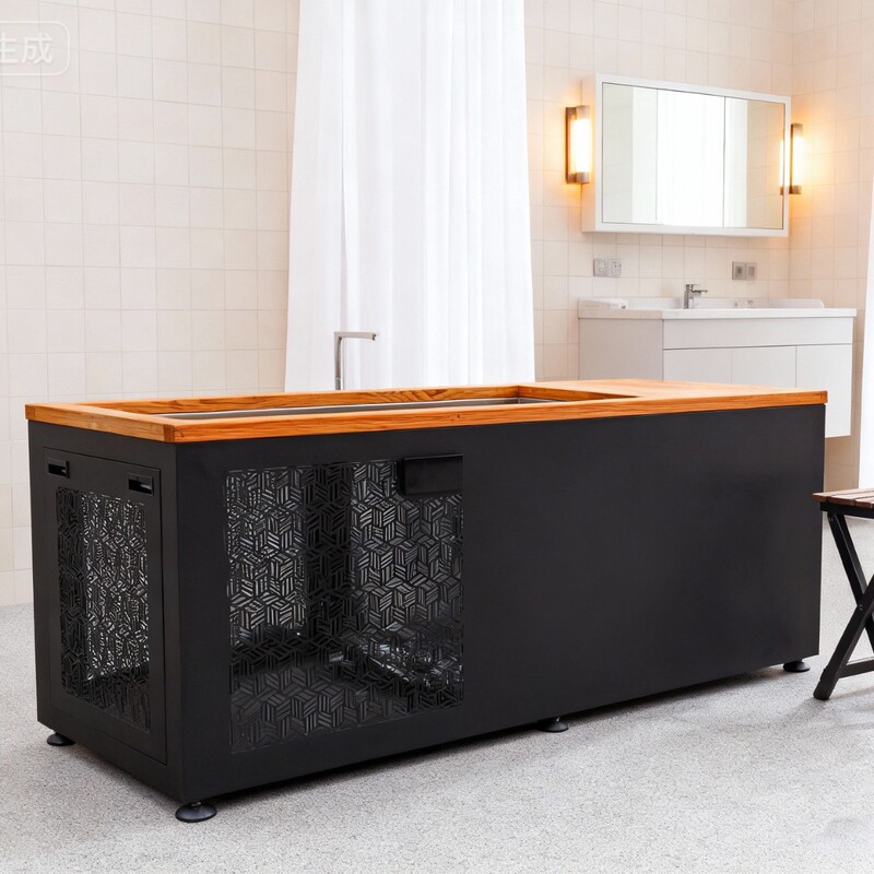 Caisheng Cold Water Bath Fc-10 Stainless Steel Ice Bath Ice Bath Cold Therapy Ice Water Bath Red Cedar Solid Wood Ice Machine Caisheng Cold Water Bath Fc-10 Stainless Steel Ice Bath Ice Bath Cold Therapy Ice Water Bath Red Cedar Solid Wood Ice Machine