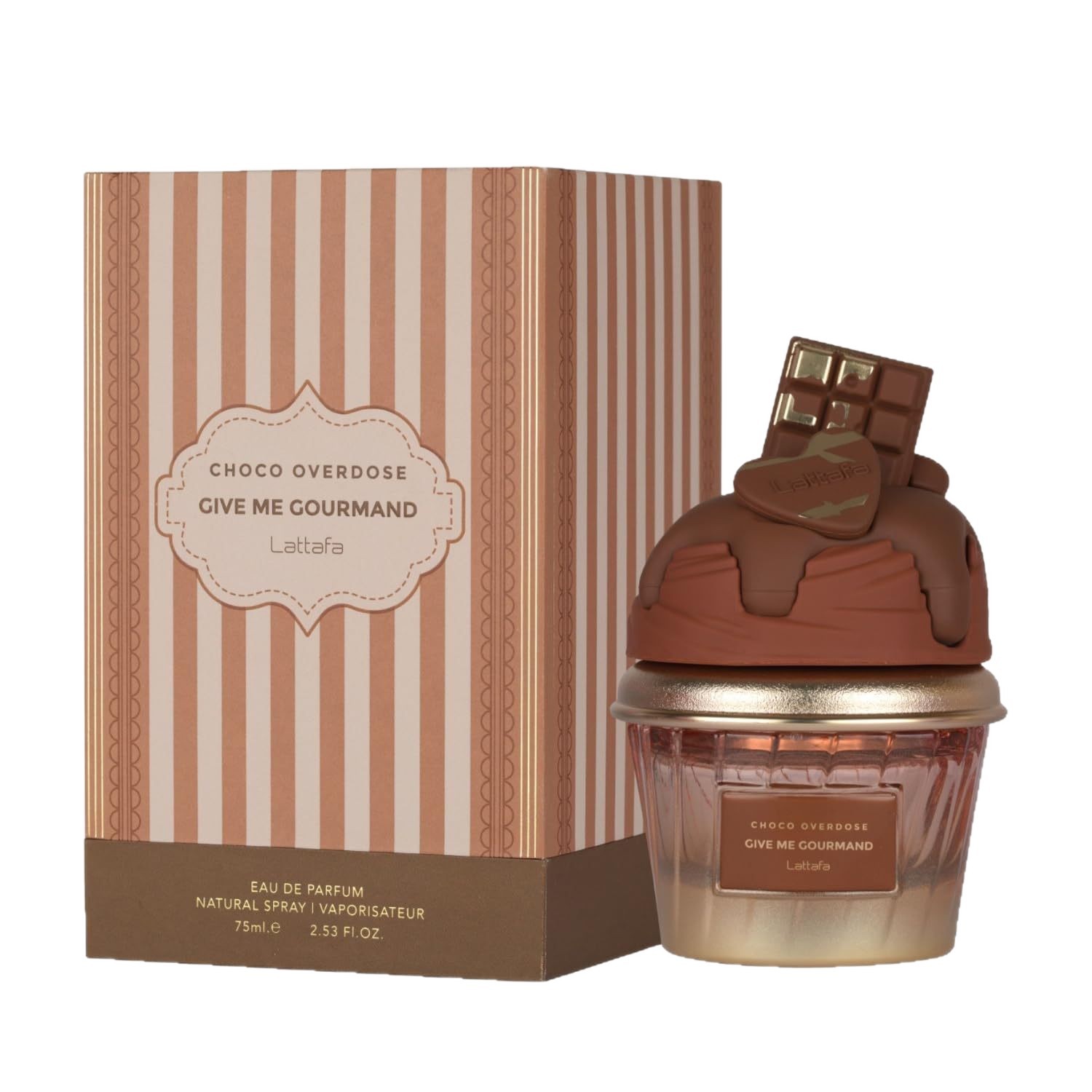 Ventas transfronterizas calientes 75ml perfumes damas lattafa lattafa creativos dulces crema helado al por mayor nuevo estándar