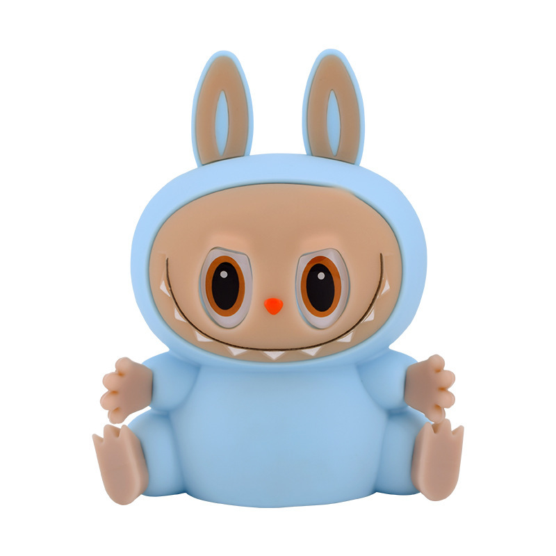 Labubu ナイトライト インターネットセレブ人気ラブブ シリコンパットライト ベッドサイド睡眠用 高級雰囲気ライト テーブルランプ|undefined