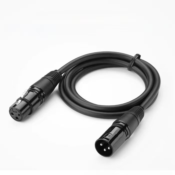 Cable de tarjeta de cobre puro, cable de audio, tarjeta de sonido, micrófono de equilibrio XLR, mezclador, ingeniería de audio, luz de escenario, cable de micrófono