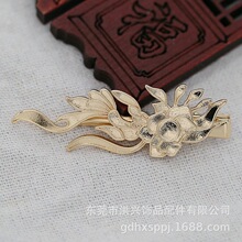 DIY�Ʒ�24k���ɫ61*22MM���c��ë�߰l�A�Ʒ���B486