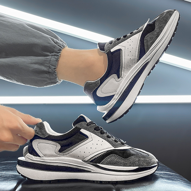 Four seasons retro thick-soled duckbill shoes low-top artistic fashion torre shoes outdoor sports trend men's shoes -155