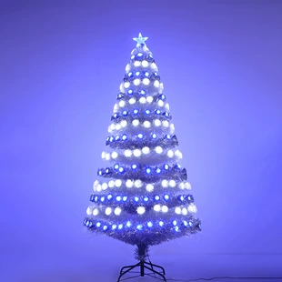 Уличная LED-ёлка с эффектом снега большая праздничная композиция