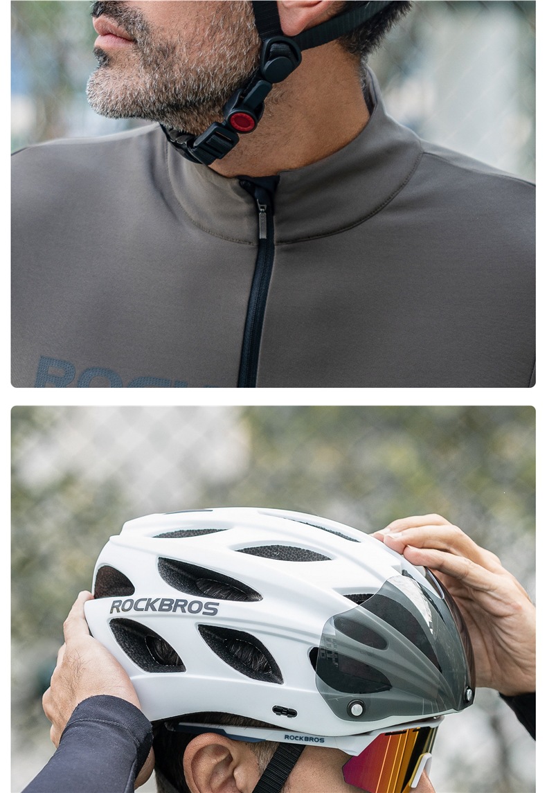 Rock Brothers cycling helmet for men, bicycle helmet for women, teenagers, mountain and road bikes, children's safety helmet equipment