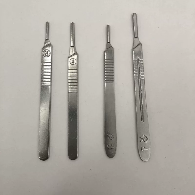 [厂家直销不锈钢手术刀柄普通加厚3号4号维修工艺雕刻专用]