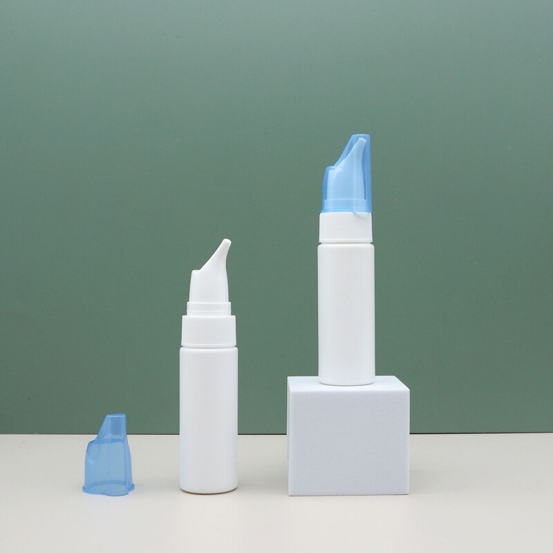 Popular Pe Material Nasal Spray Bottle Three-Piece Set Liquid Squeeze Bottle Nasal Cleaning Bottle 50ml Nasal Wash Spray