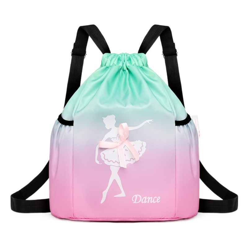 Dance Bag Kidsren's Shoulder Dance Backpack Sports Bag Casual Bag Girls Cute Ballet School Bag Printing Trend