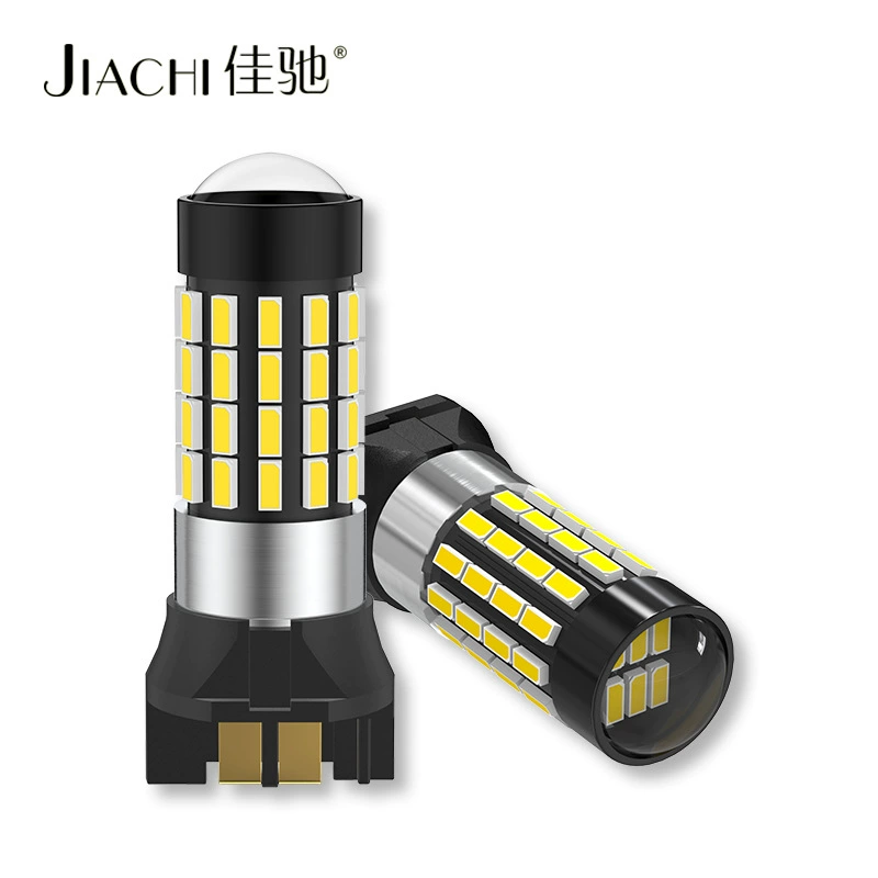 Трансграничный Автомобильный светодиодный указатель поворота PW24W, указатель поворота 3014, подсветка лампы 54SMD, подключи и работай