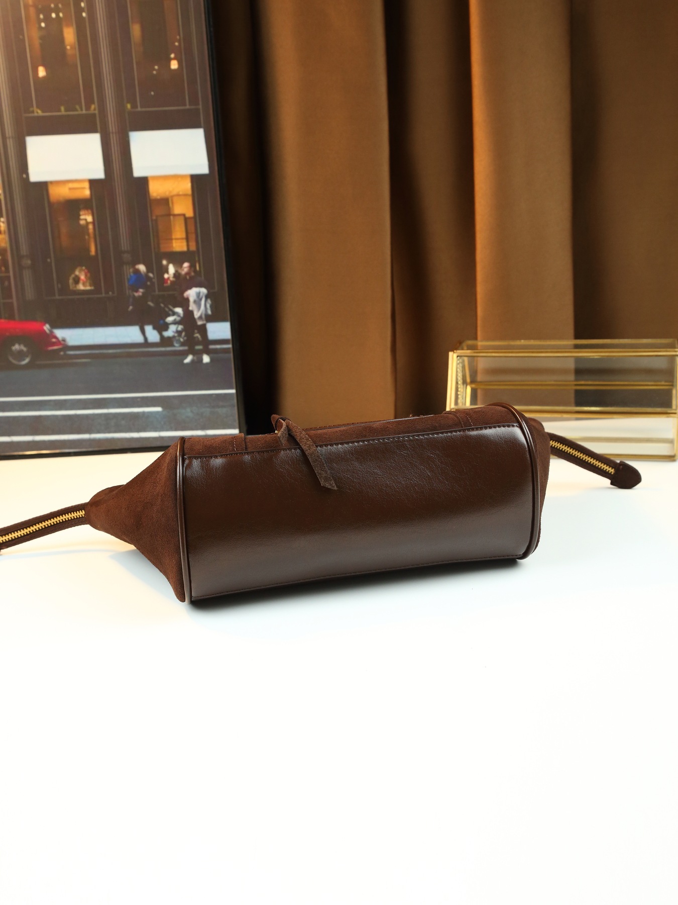Women's Smiley Face Handbag Large Capacity Pu Leather Shoulder Bag_voghion.com
