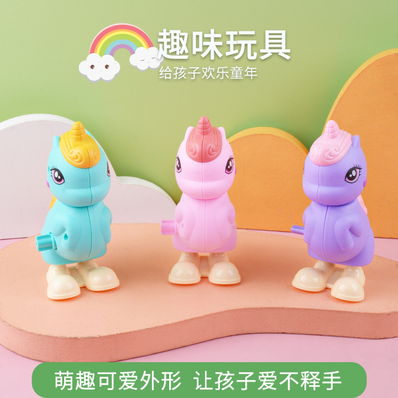 Tiktok Venta caliente cadena saltar juguetes de los niños reloj unicornio dibujos animados animales y niñas regalo puesto al por mayor