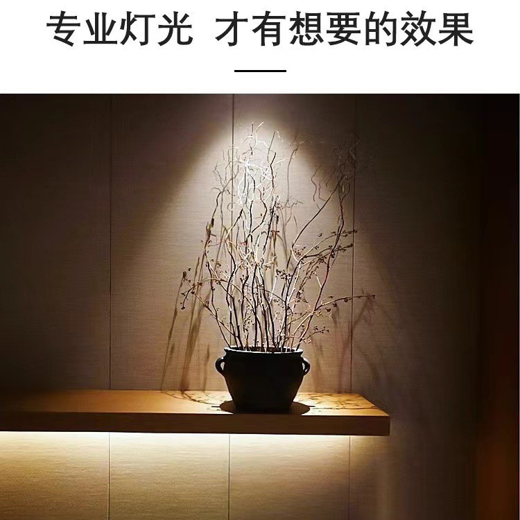 오팔 깊은 컵 눈부심 LED 스포트 내장 가정용 거실 배경 벽 세척 벽 구멍 램프 COB 호스트 조명