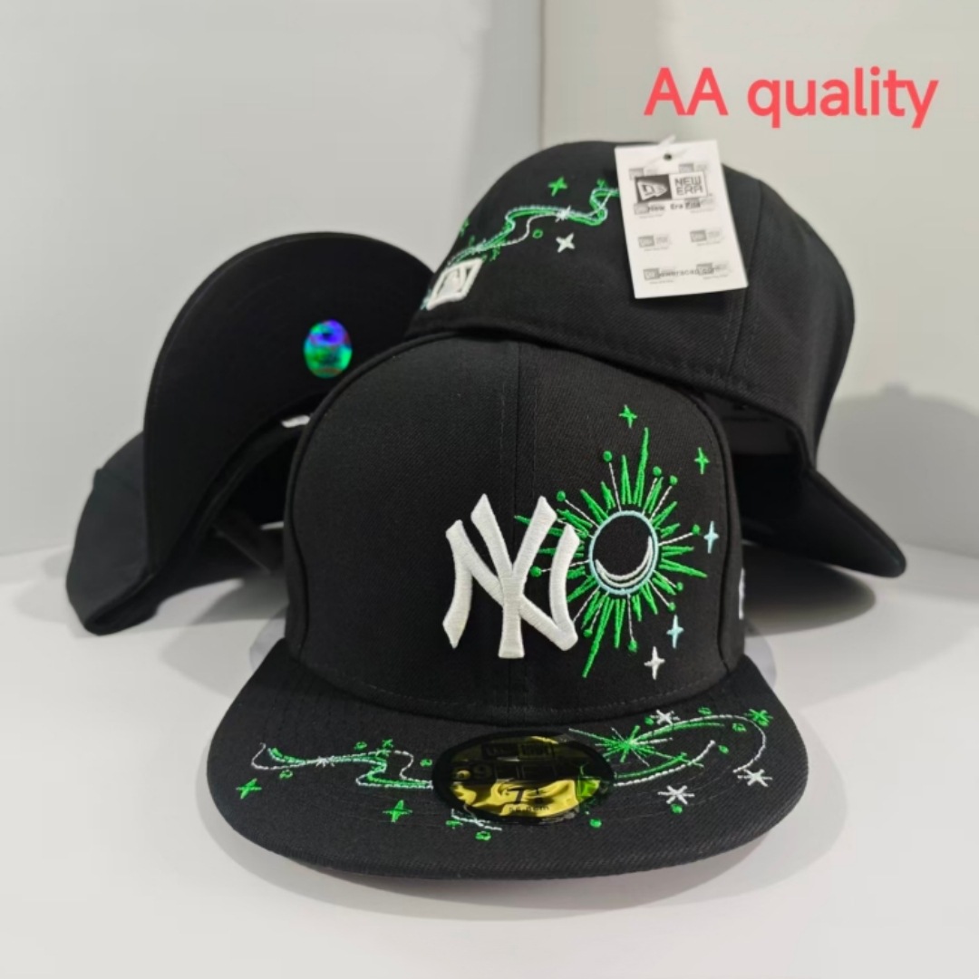 Gorra de béisbol de la liga de equipos de comercio exterior transfronterizo, novedad 2026, superventas, con patrón AA, de ala plana, a la moda y de talla estándar.