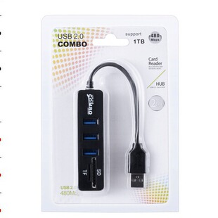 MINI3��HUB+2���x����USB2.0combo����һ�M��֧��1TBӲ�P���Q�羳