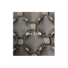 充绒3D压合涤纶半成品抱枕靠坐垫几何现代花型羽绒服羽绒被布料