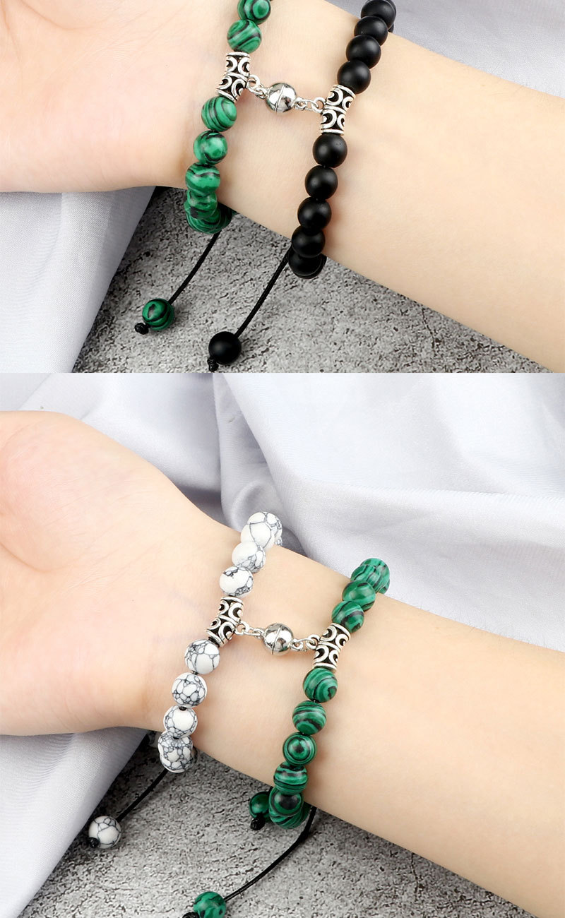 Handgefertigtes Perlenarmband Partner Set Mit Magnetverschluss_voghion.com