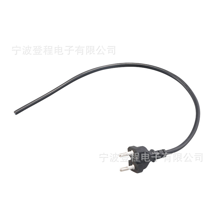 韩式商用电线电缆接头厂家现货两芯韩国规格延长线电器电源线插头