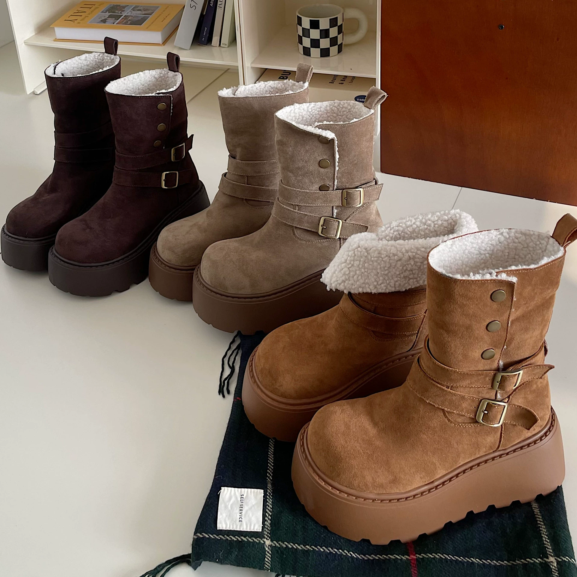 Jinmi северо-восточные бархатные снегоступы женские 2024 новые зимние толстые нескользкие теплые хлопковые ботинки для детей