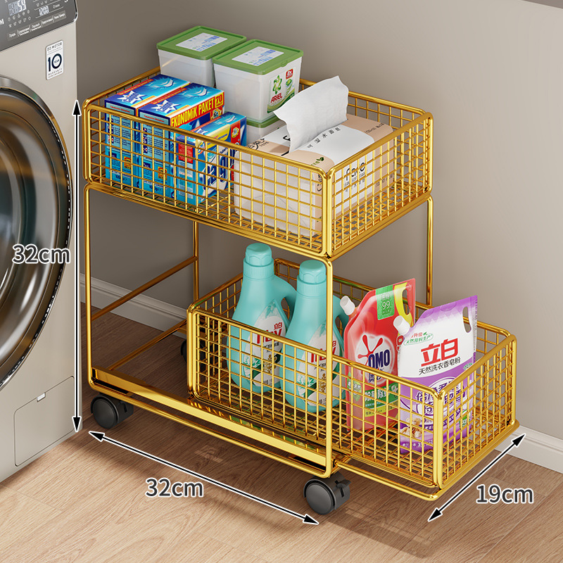 Carrito Organizador de Baño de Hierro Móvil para Baño image 17