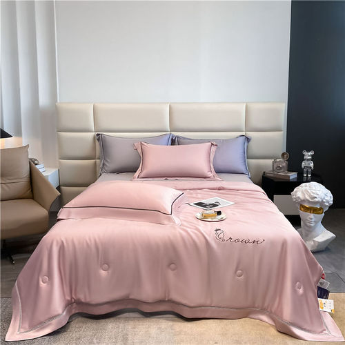 A-type Summer Modal Tencel Ice Cooling Silk Summer Cooling Blanket, Machine Washable Air Conditioning Blanket, Double Size, Machine Washable