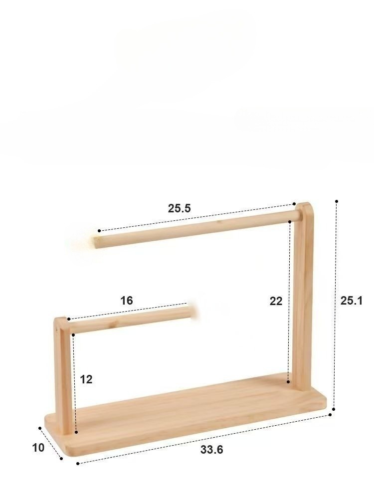 Spot soporte de joyería de madera maciza cuerda de cabeza soporte de almacenamiento de flor de cabeza diadema joyería soporte de exhibición pulsera pulsera pulsera soporte de pulsera