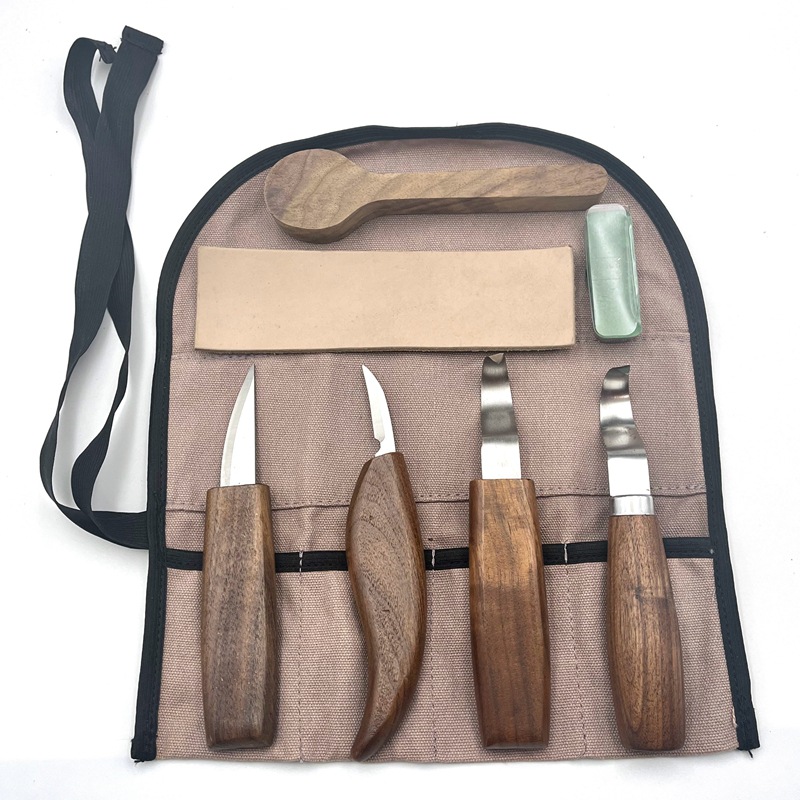 雕刻刀手工DIY雕刻工具套装弯刀直刀胡桃木手工刀木工雕刻削木刀