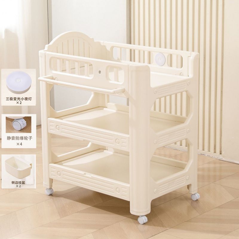 Cama multifuncional PE 3 - en - 1 multifuncional plegable para niños cambiando pañales tocando bañera estilo de alto valor facial