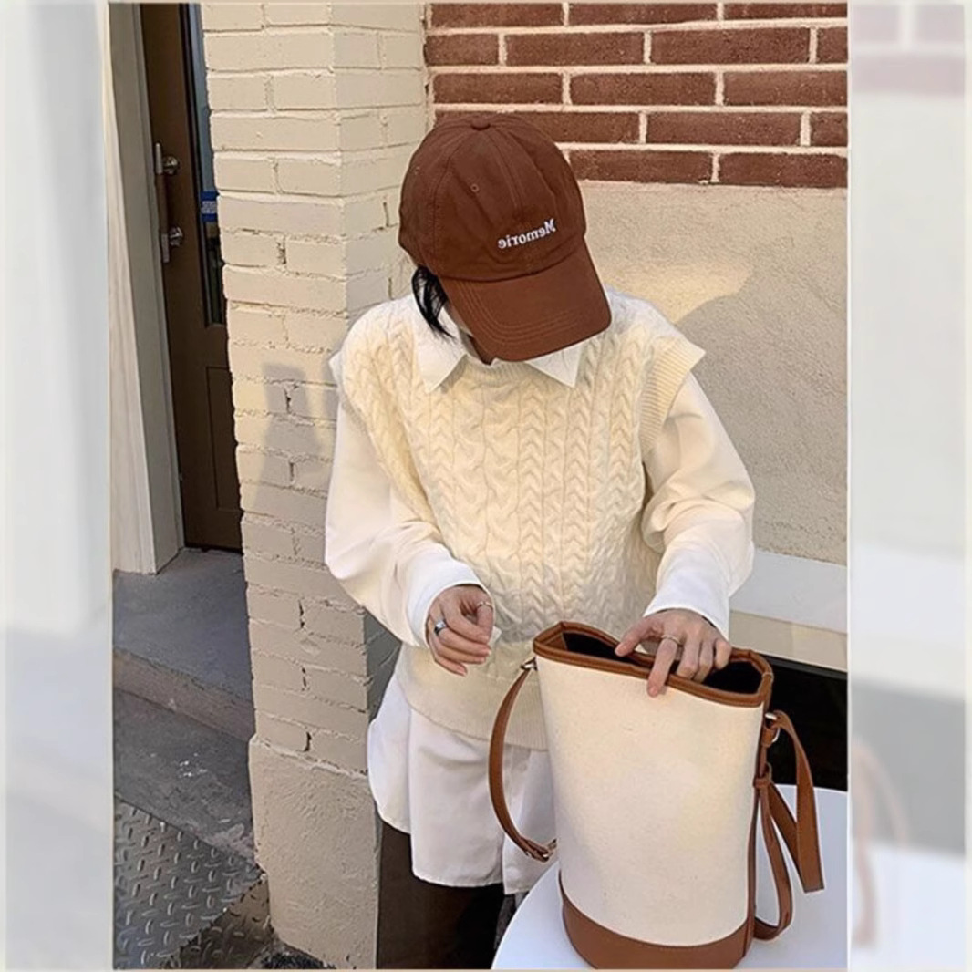 흰색 셔츠 여성의 봄과 가을 새로운 느슨한 중간 길이 디자인 센스 틈새 내베이스 셔츠 긴팔 탑