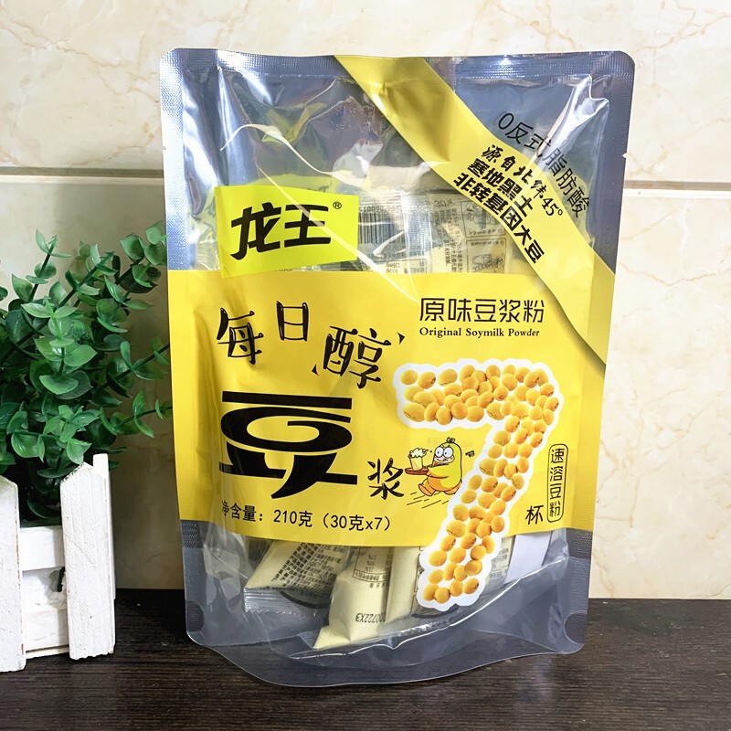 竜王豆乳粉原味甘味朝食速沖飲溶解独立小包装バラ重量1パック5斤|undefined